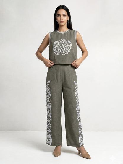 Serena Grey Pant