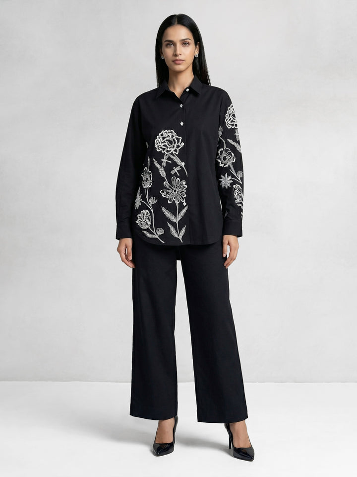 Gabby Ivory Flower Shirt
