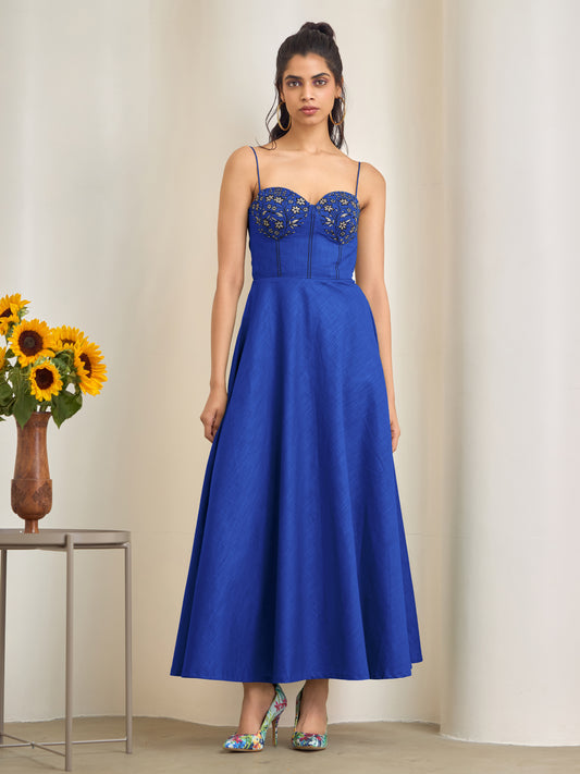 Gamora Blue Maxi Dress