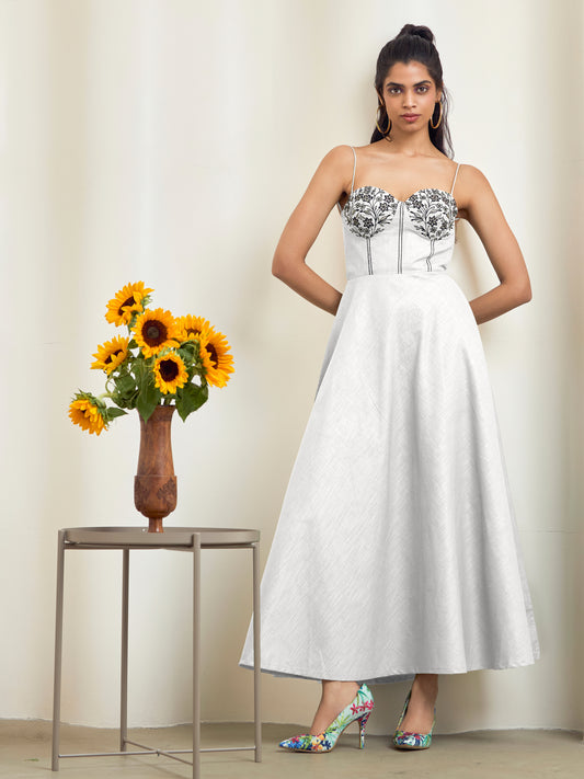 Gamora White Maxi Dress