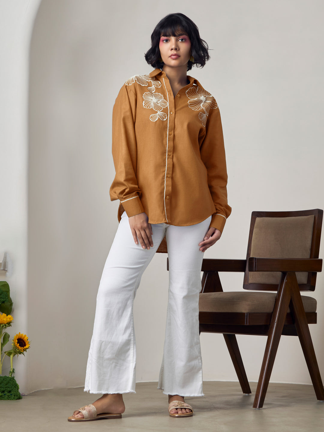 Moana Brown Pearl shirt