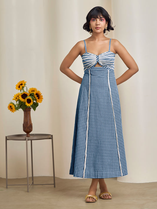 Monica Blue Maxi Dress