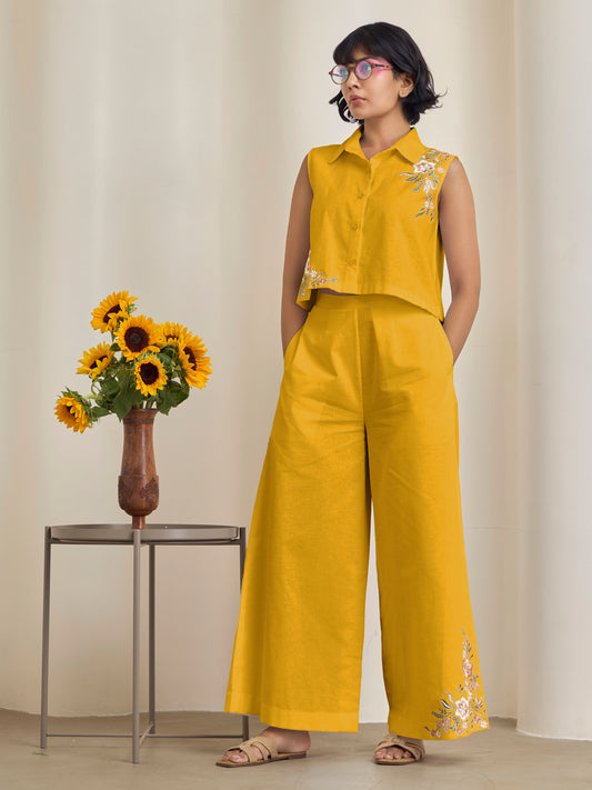Bella Mustard Co-Ord Set