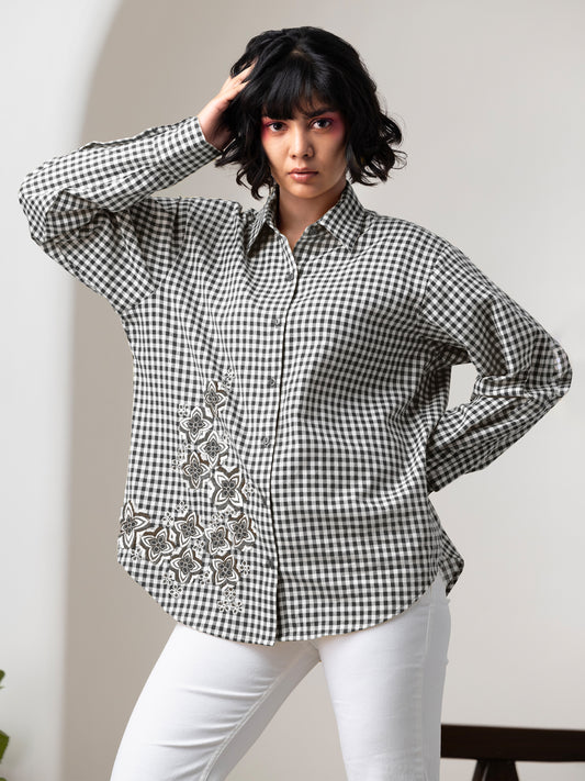 Monica Black Shirt