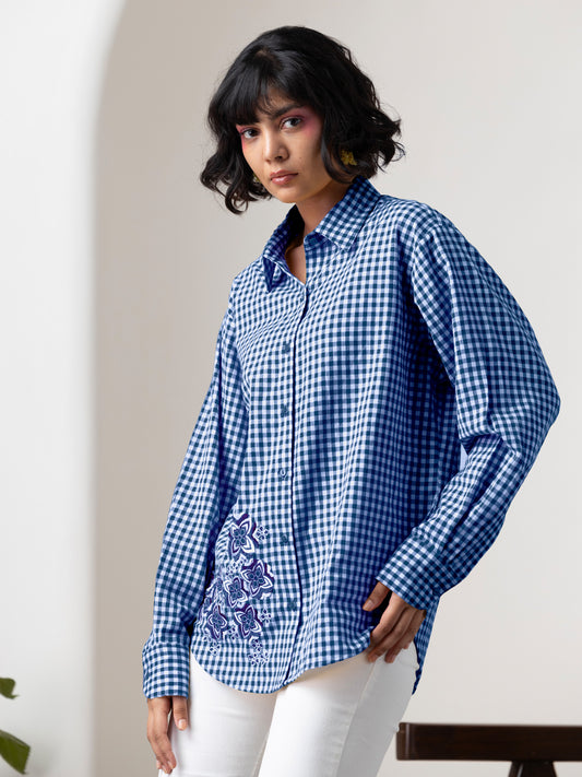 Monica Blue Shirt