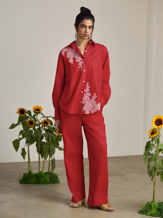 Blair Red Co-Ord Set