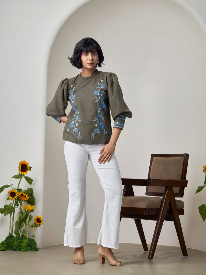 Grey Alina Top