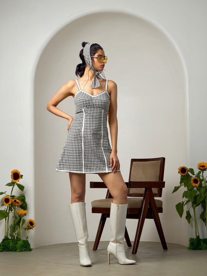 Monica Black Mini Dress