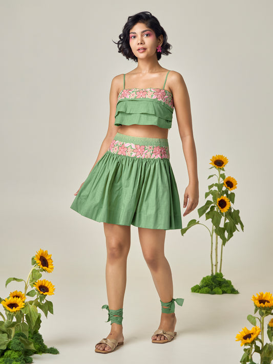 Sage Green Blair Layered Co-Ord Set