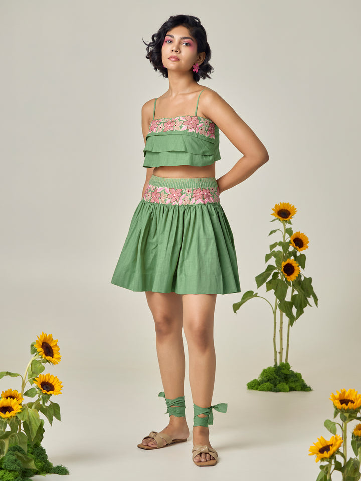 Sage Green Blair Layered Co-Ord Set