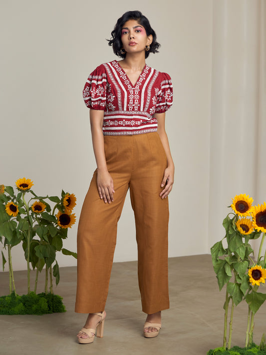 Moana Red Short Top