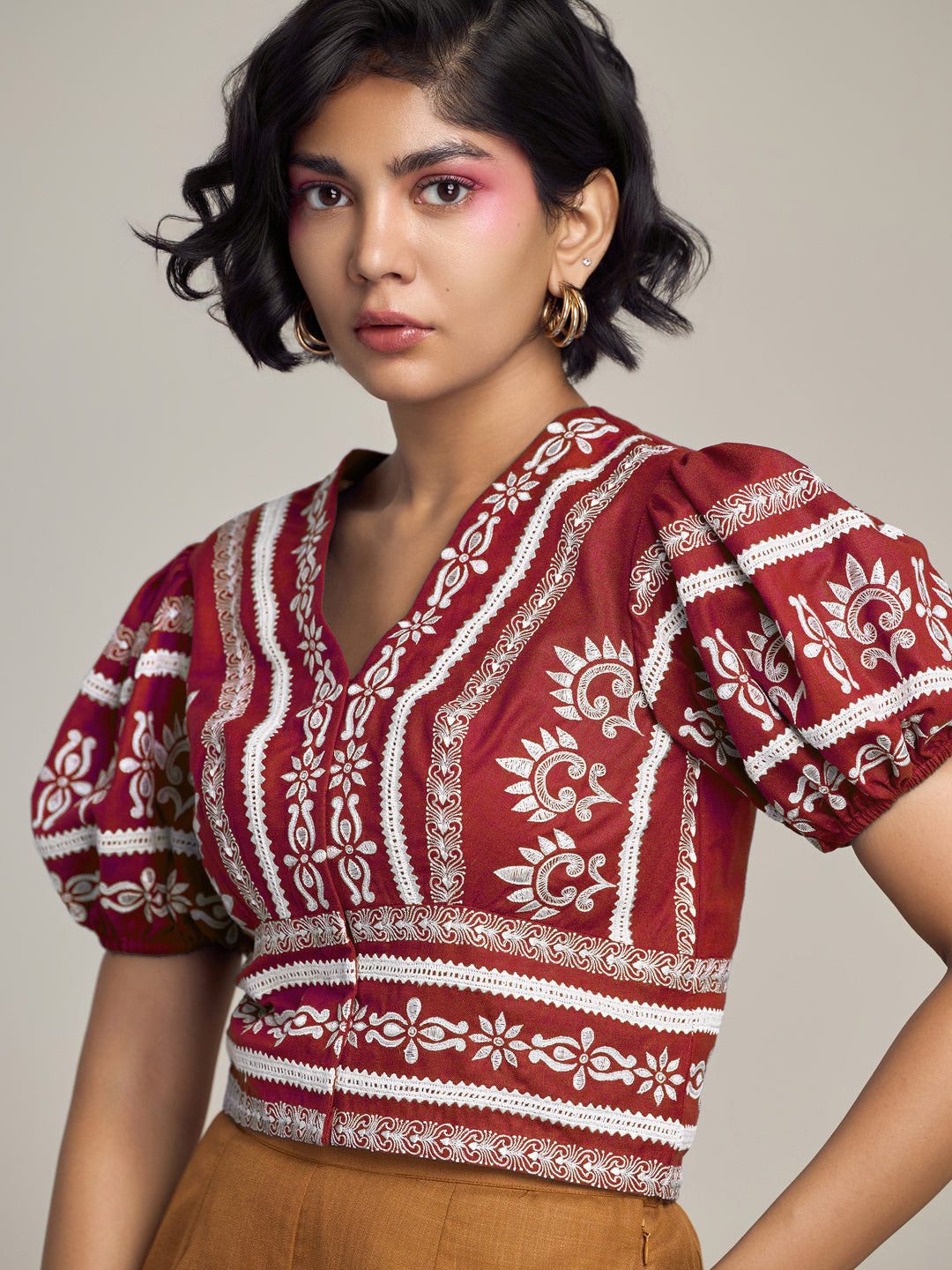 Moana Red Short Top