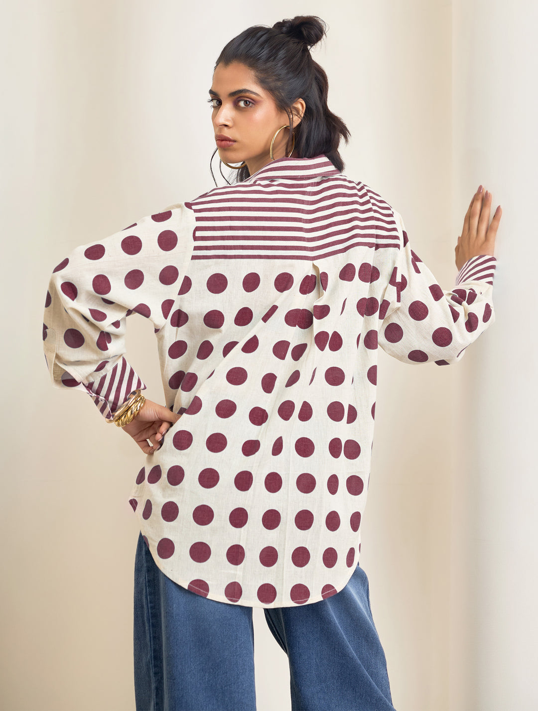 Rebecca Maroon Shirt