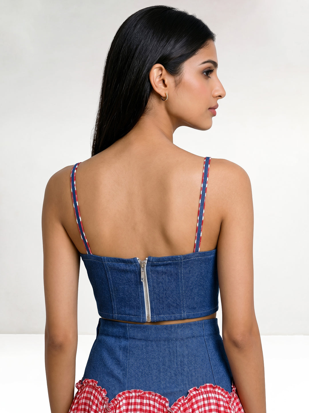 Victoria Denim Top