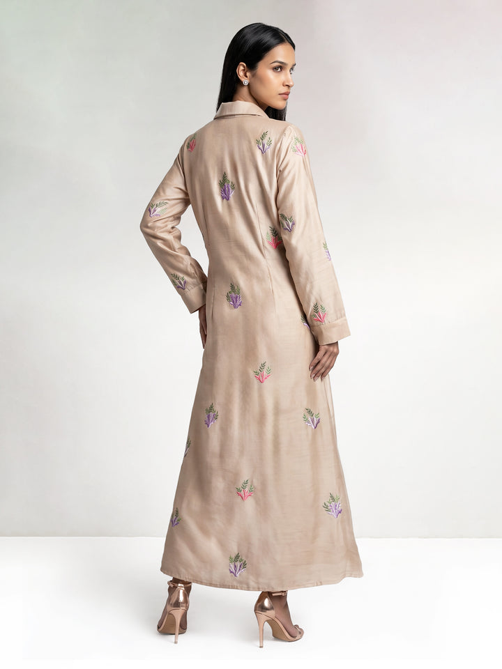 Aquatic Long Shirt Dress