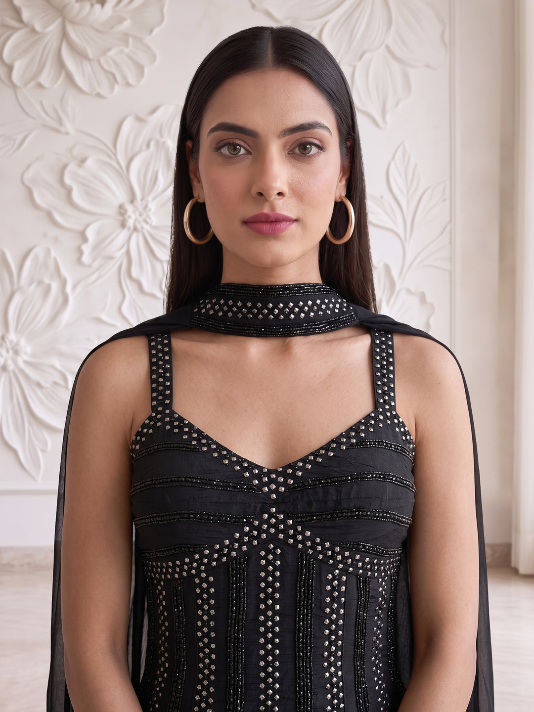 Black Rawsilk Dress