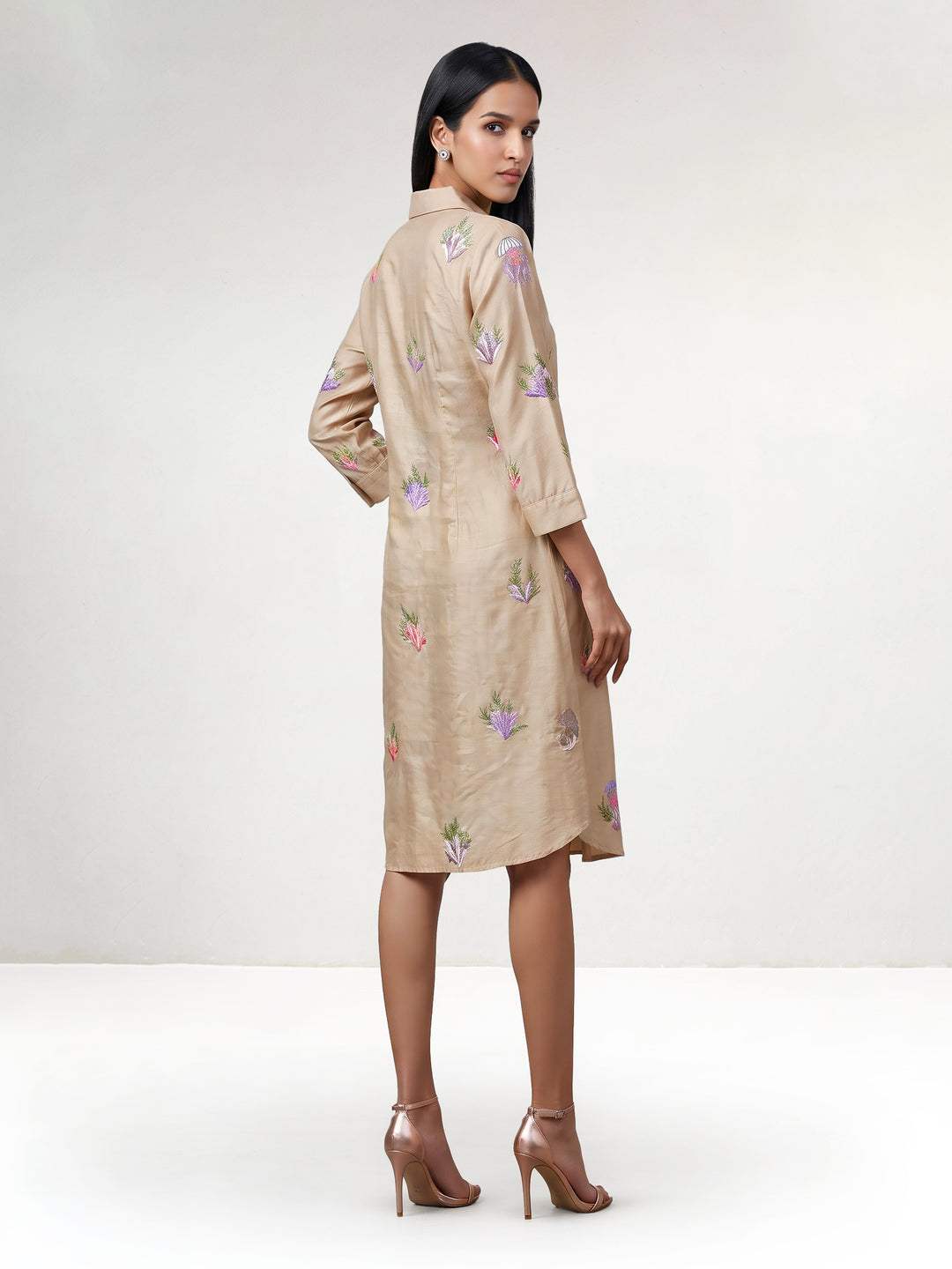 Aquatic Short Shirt Dress