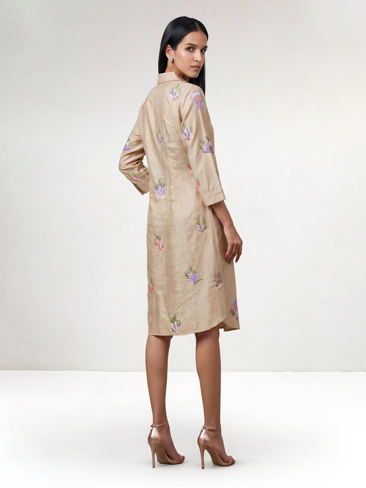 Aquatic Short Shirt Dress