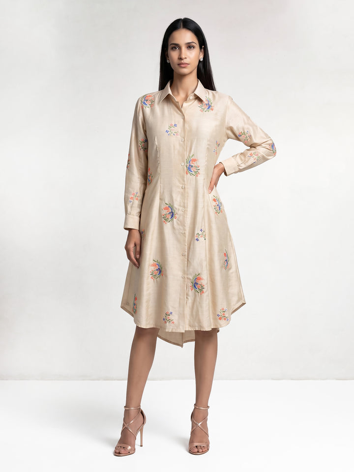 Toucans Bird Short Shirt Dress
