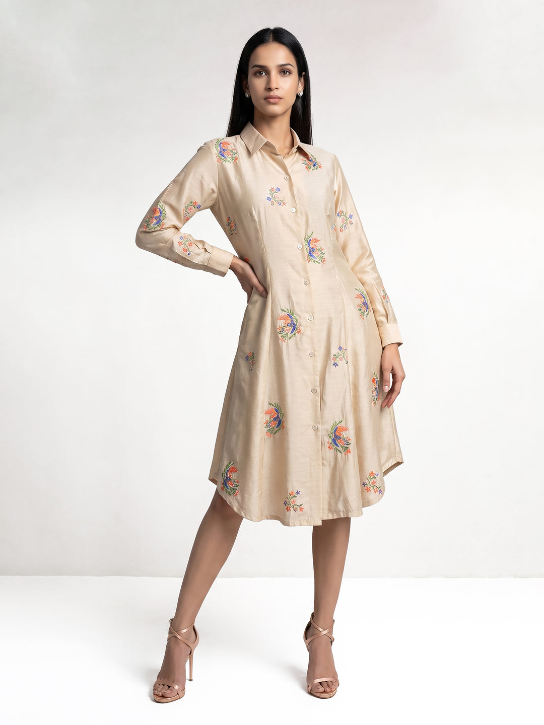 Toucans Bird Short Shirt Dress