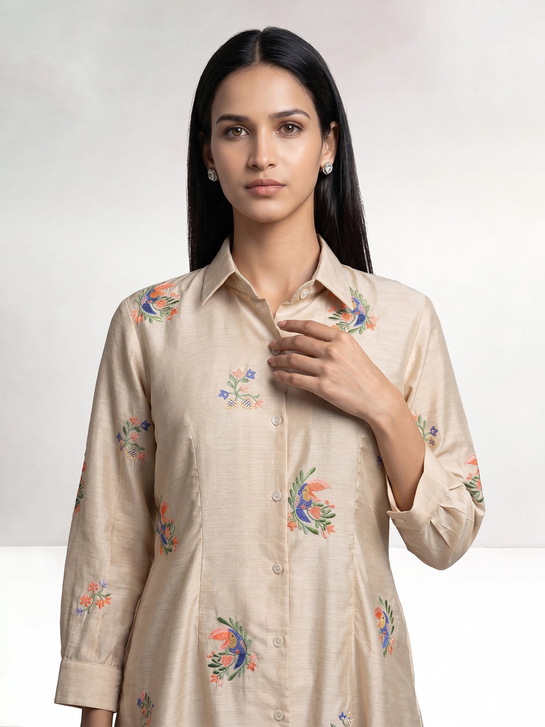 Toucans Bird Short Shirt Dress