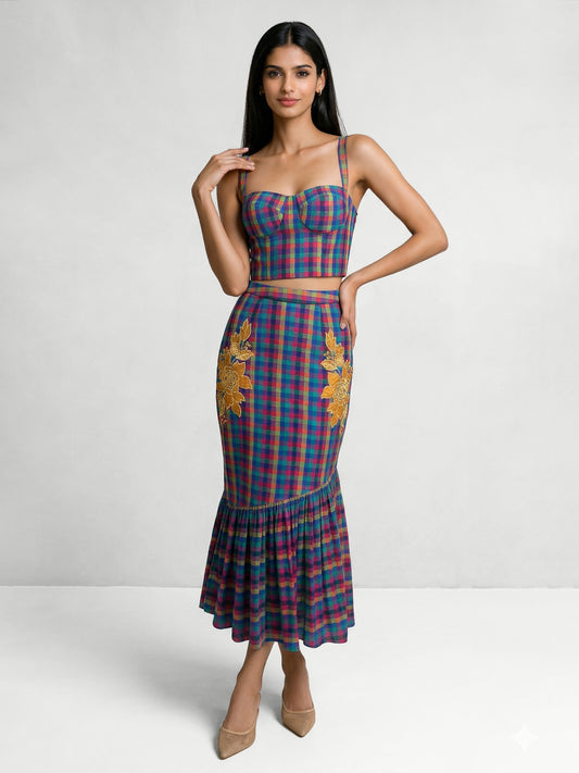 Penny Skirt Set With Camisole Top